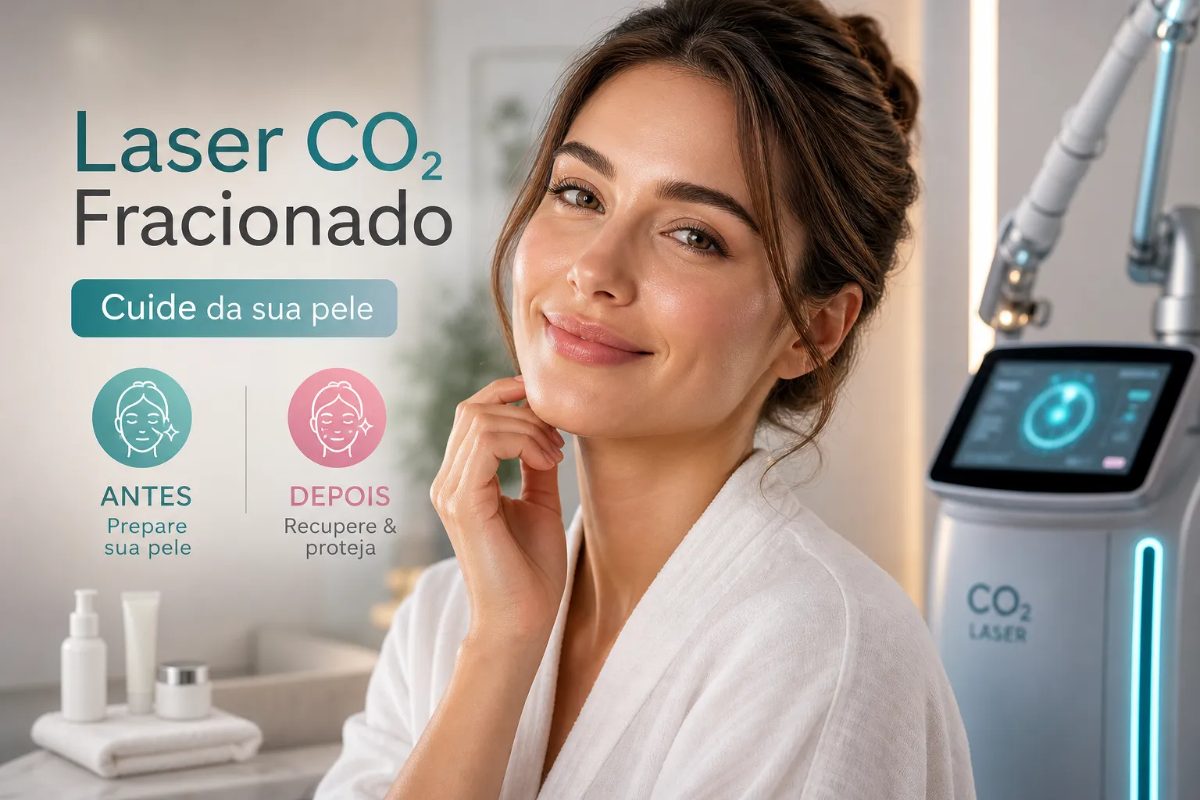 Como se preparar e cuidar da pele antes e depois do laser CO2 fracionado