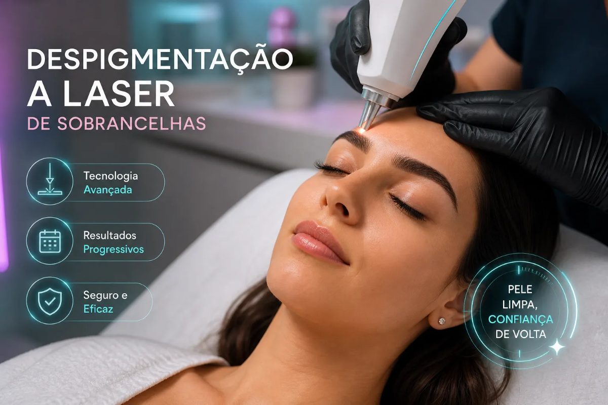 Como funciona a despigmentação de sobrancelha a laser e o que esperar do tratamento